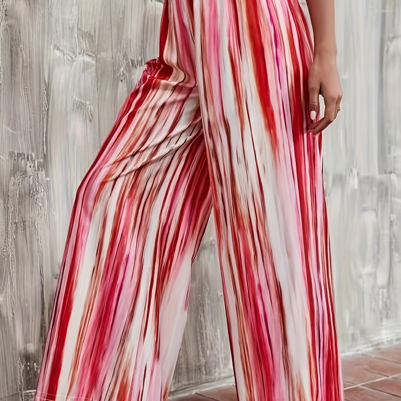 Tie Dye Wide Leg Sports Pants