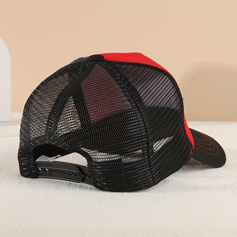 Owl Animal Baseball Cap Summer Mesh Sunshade Peaked Cap