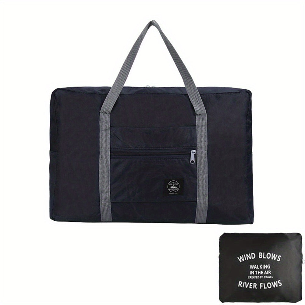 Foldable Luggage Storage Bag Waterproof Duffel for Travel Shopping Weekends