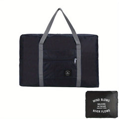 Foldable Luggage Storage Bag Waterproof Duffel for Travel Shopping Weekends