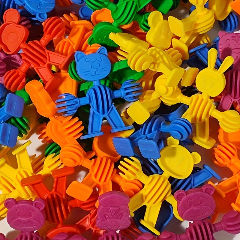 Large Animal Building Blocks Set for Kids, 60pcs