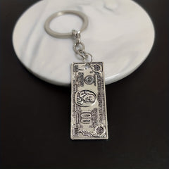 Mini US Dollar Keychain Hip hop Vintage Key Ring Purse Bag Car Key Accessory