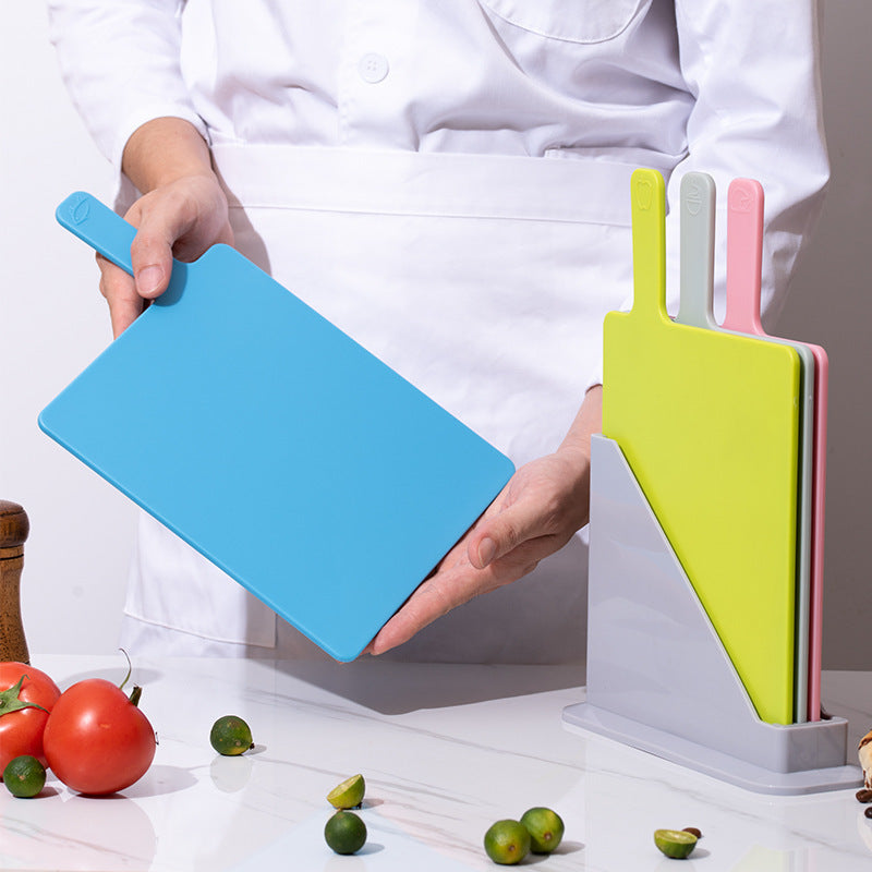 Chopping Board Assortment 4pcs Box With Base - Raw and Cooked Food Prep