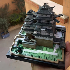 High Difficulty Simulation Castle Building Blocks DIY 3D Architectural Model