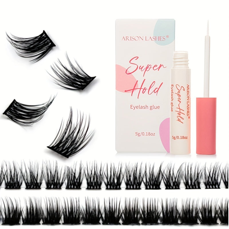 DIY Clusters Lashes Glue For Segmented Lash Extension Long Lasting Eyelashes