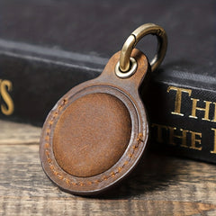 AirTag Protective Case Pet Anti-lost Keychain Tracker Leather Case