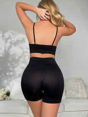 Seamless Body Shaper Set Push Up Sports Bra & Panties Underwear