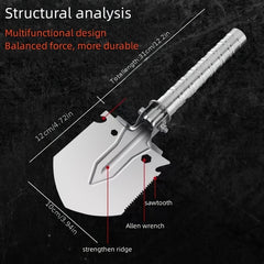 Stainless Steel Small Hand Shovel for Camping
