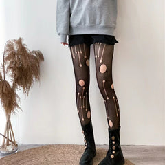 Women's Retro Ripped Hole Pantyhose