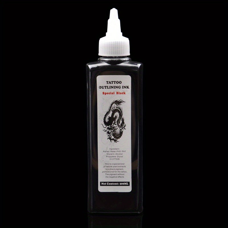 200ml True Tattoo Outlining Ink Professional Pigment