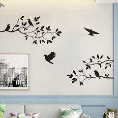 Branch Bird Sticker Waterproof Vinyl Wallpaper Wall Decoration 30 x 59
