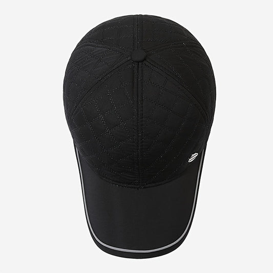 Men's Winter Baseball Cap With Earflaps Warm Hat
