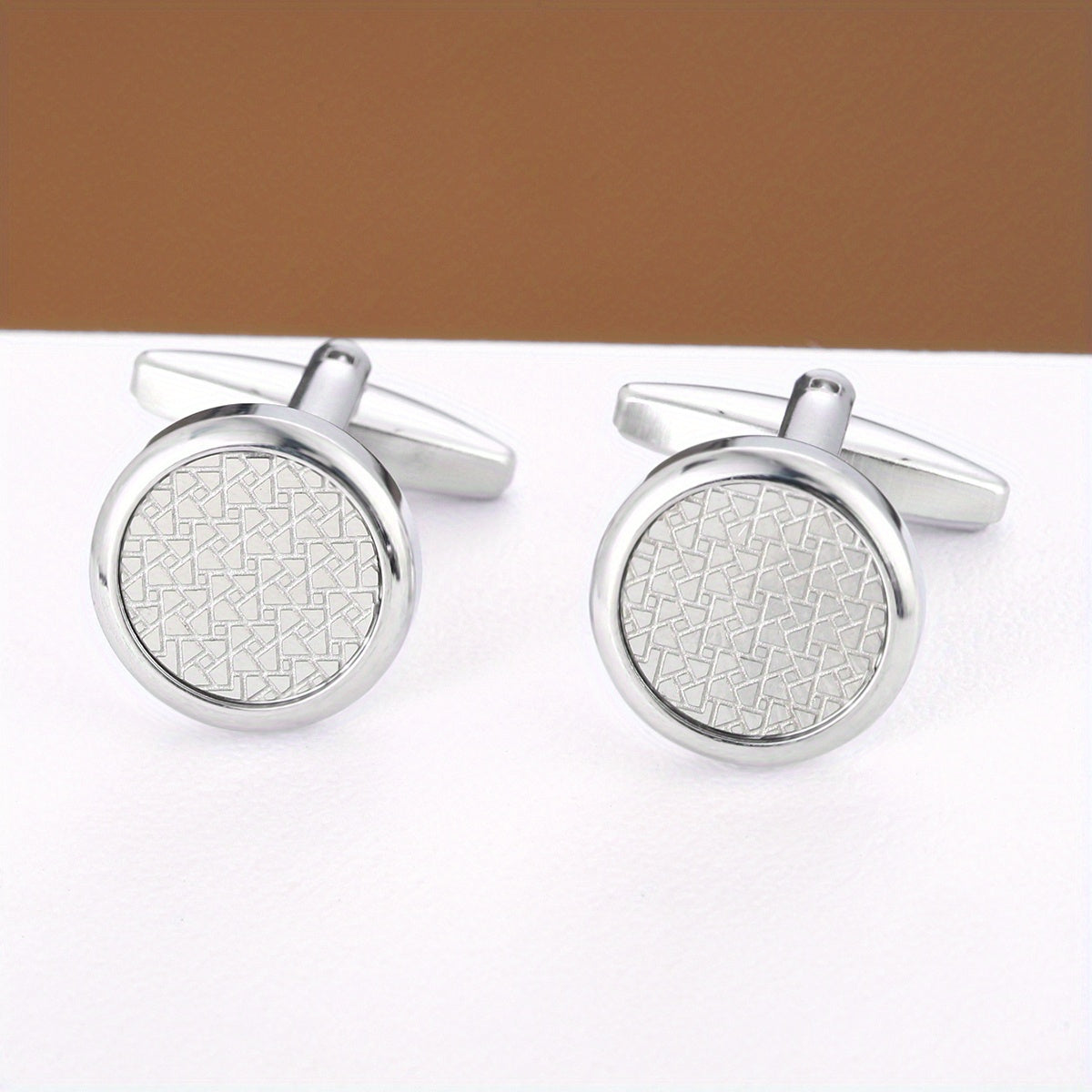 Romantic Round Cufflinks Business For Men
