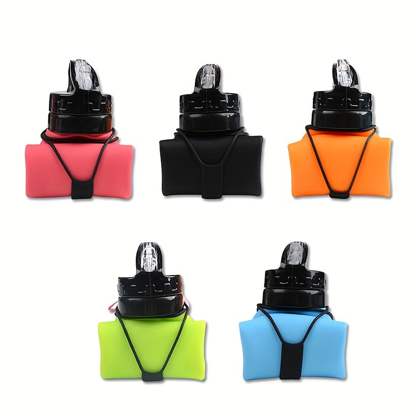 600ml Foldable Silicone Water Cup for Outdoor Sports