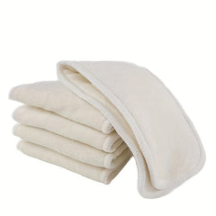 5pcs Washable Cloth Diaper Insert 4 Layers Bamboo Insert 32x12 5cm