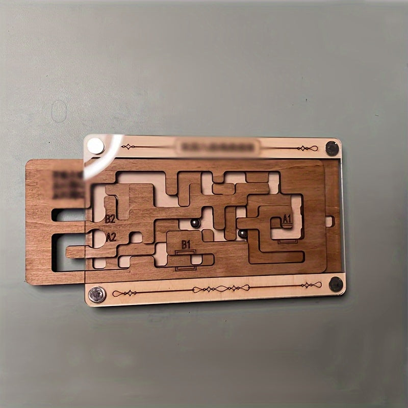 Wooden Maze Puzzle Balance Focus for Meditation Prayer Healing