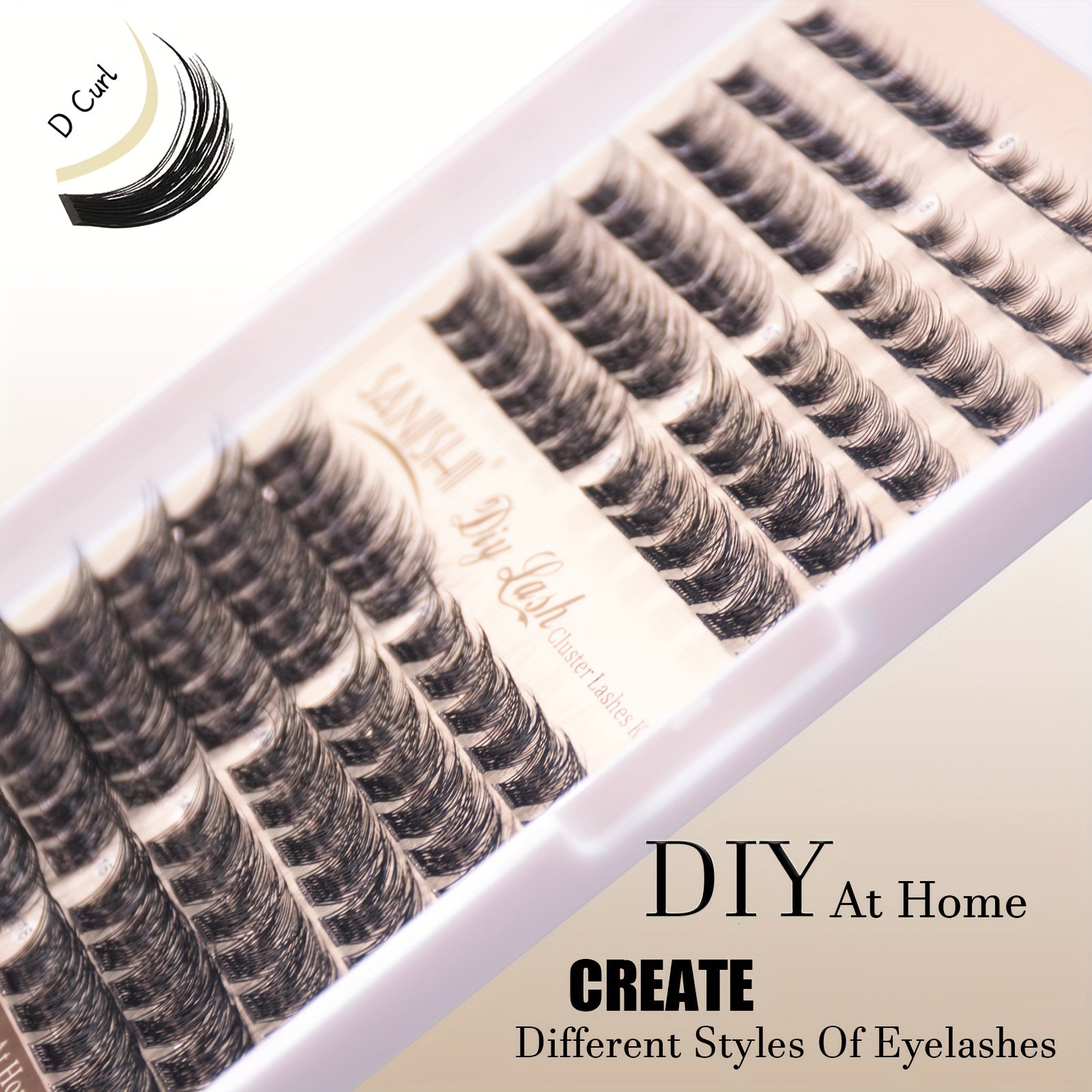 144pcs DIY Grafting Eyelashes Natural Thick False Eyelashes