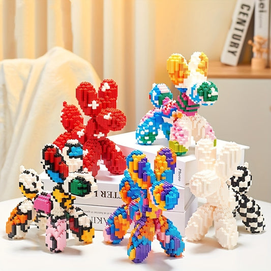 Balloon Dog Building Block Set - Festive Home Decor Gift