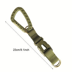 Tactical Carabiner Camping Hiking Webbing Belt Hanging Buckle