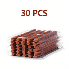 30pcs Car Tubeless Tire Seals Repair Strips with Glue for Tyre Plug Puncture