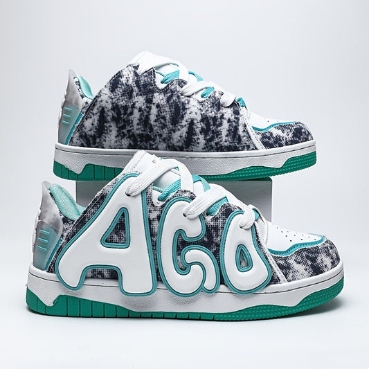 Men's Big Letters Skate Shoes With Traction