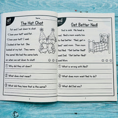 Reading Comprehension Workbook: All In One Passages, Stories, Sentence Structure