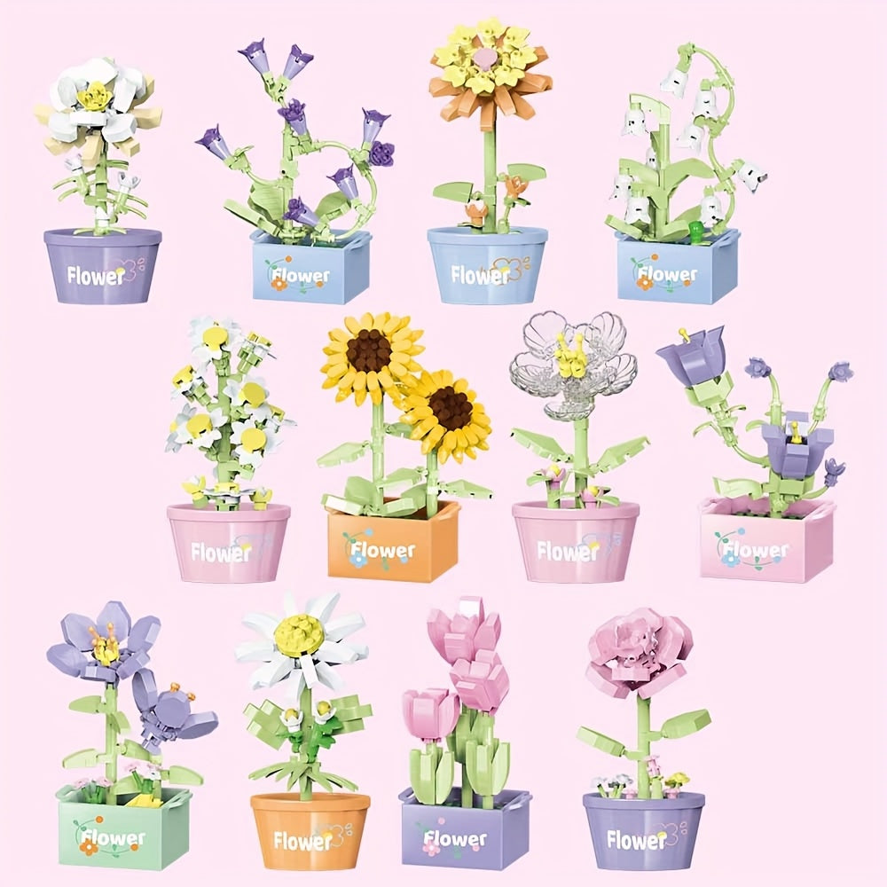Mini Eternal Flower Building Blocks Toys