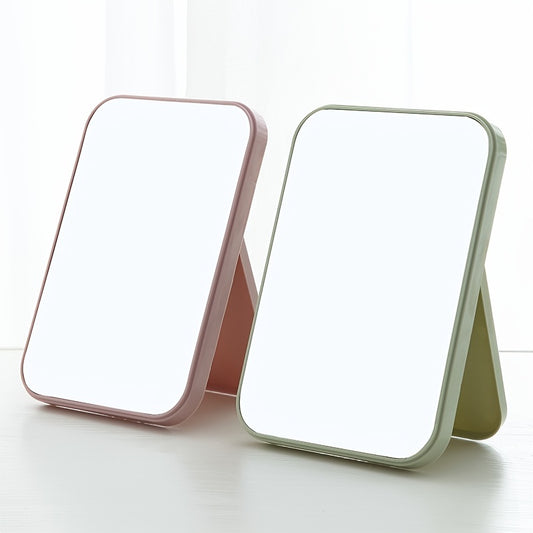 Foldable Desk Mirror for Women, Small Portable HD Mirror