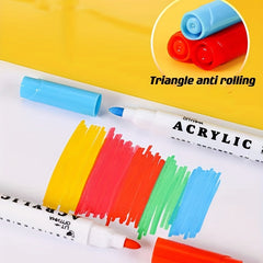 36 Colors Acrylic Paint Pens for Rock Painting Stone Ceramic Glass
