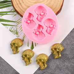 Resin Skull Silicone Mold for Cake Decoration