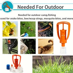 Outdoor Venom Extractor Suction Pump for Snake Mosquito Bee Stings
