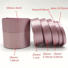 25y Satin Polyester Ribbon For Bow Wedding Christmas DIY Packaging