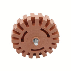 4 inch Rubber Removal Wheel for Car Glass Surface Decal Removal