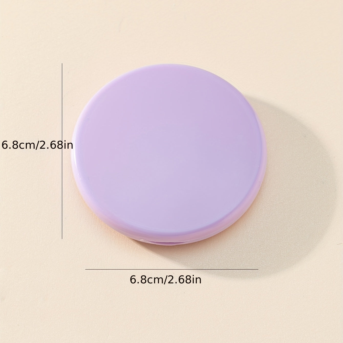 Purple Folding Compact Mirror Double Side Cosmetic Touch up Makeup Vanity Mirror