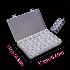 28 Grid Diamond Embroidery Storage Box Plastic Bins Home Decor
