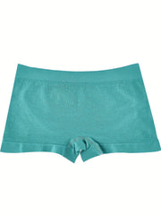 6pcs Jacquard Boyshort Panties Soft & Comfortable Seamless Panties