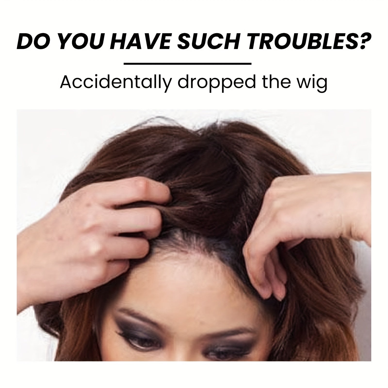 2 Pcs Wig Adhesive Spray Hair Curtain Hairline Easy Dry Skin Safe Spray