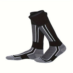 Winter Warm Ski Socks Thermal Cotton Blend for Teenagers Thicken Heated Crew
