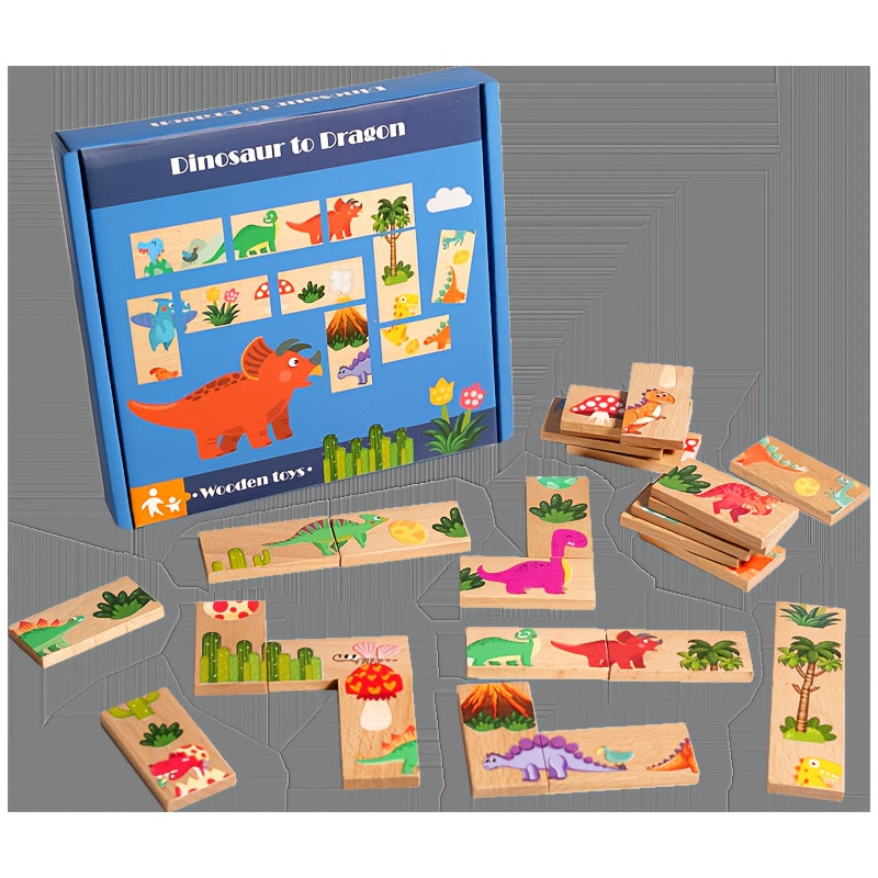 Kids' Dinosaur Puzzle Memory & Thinking Game