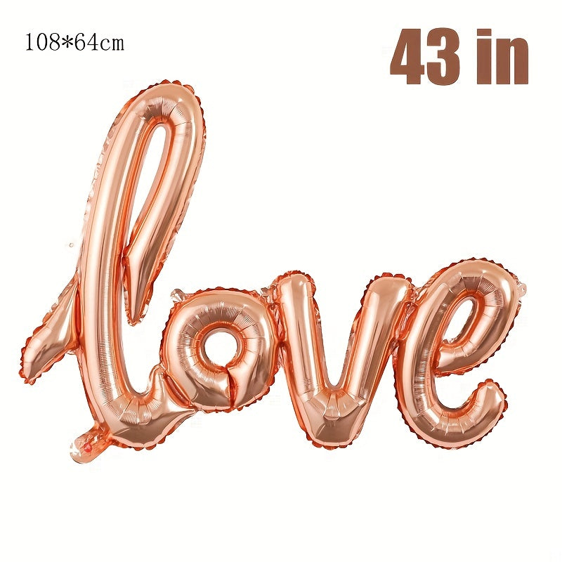 43'' Conjoined LOVE Balloon for Wedding Decoration