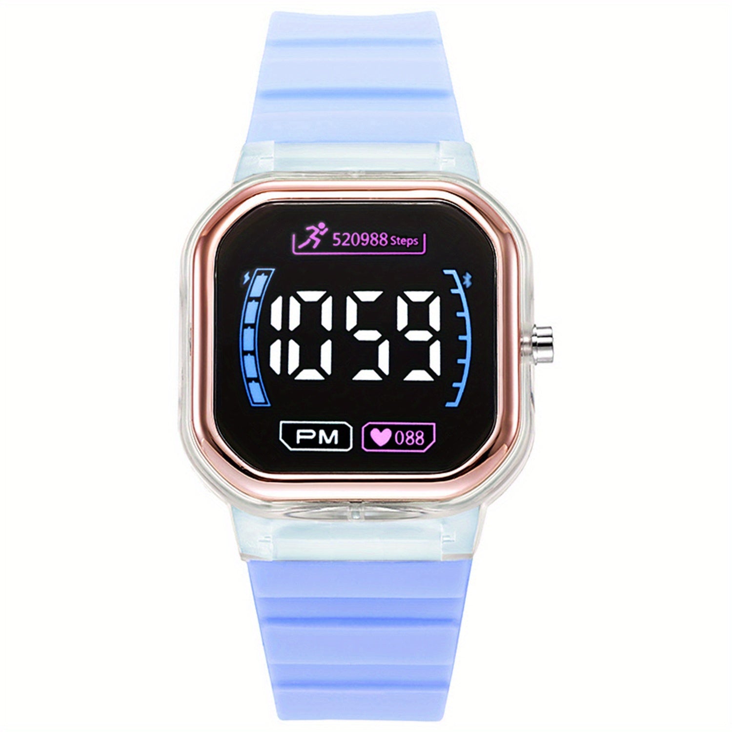 LED Display Children's Colorful Electronic Watch
