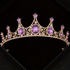 Rhinestone Crystal Crown Wedding Hair Accessory