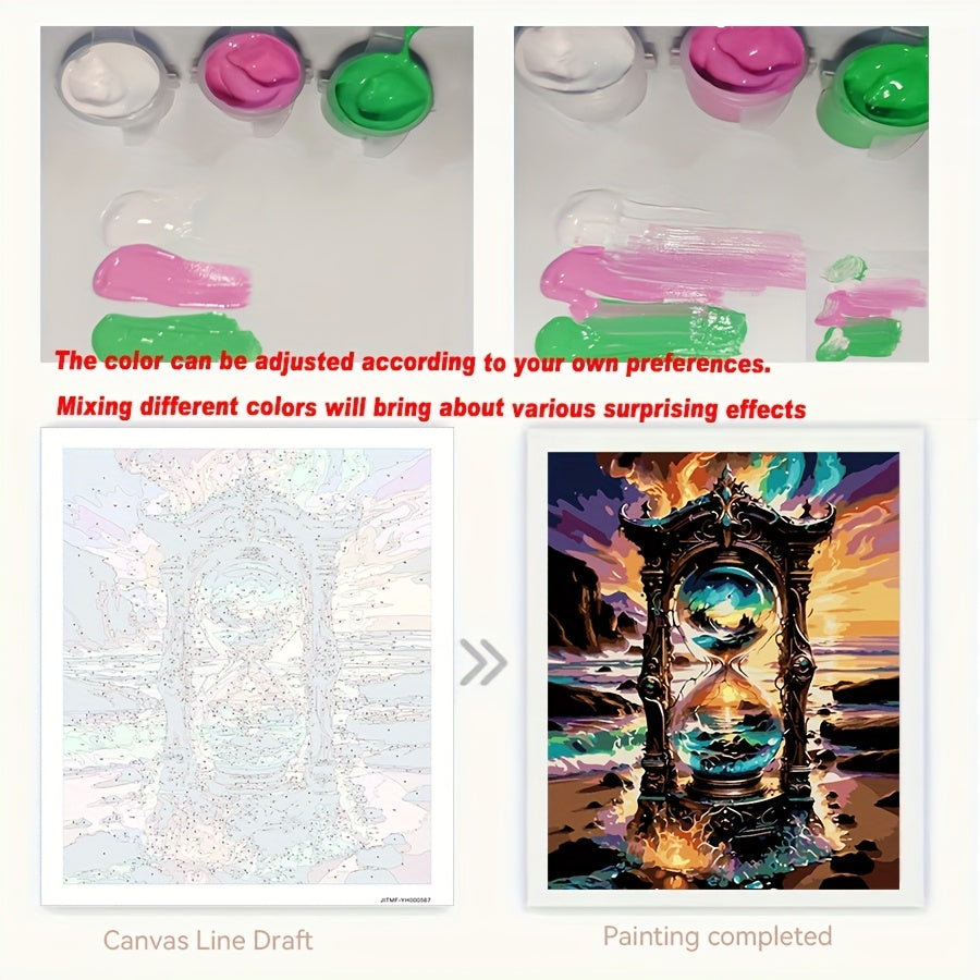 DIY Painting Kit for Beginners Homemade Hourglass Personal Collection