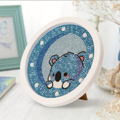 DIY Diamond Painting Cartoon Animal Frame Toy