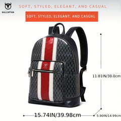 Ox Leather Men's Casual Backpack Water resistant Travel Bag