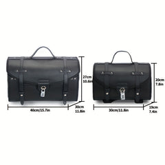 Retro Rear Seat Motorcycle Side Waterproof Luggage Bag