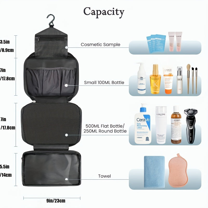 4 Compartment Outdoor Travel Cosmetic Organizer Waterproof Bag