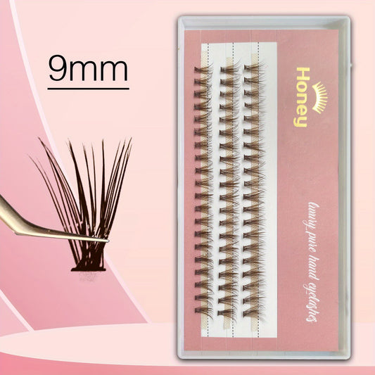20D Brown Cluster Eyelashes for Volume Lash Extension