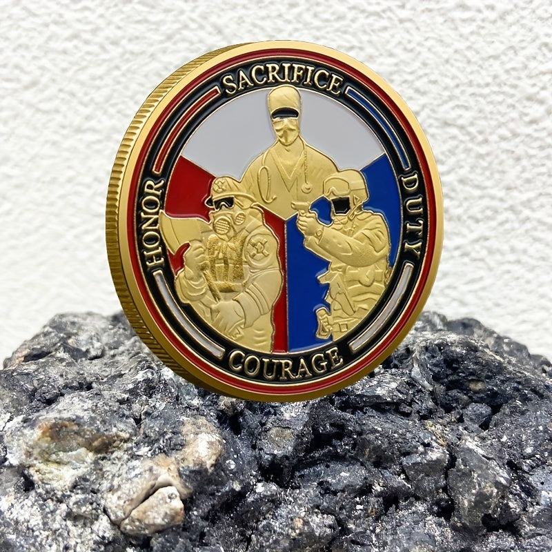 First Responders Courage Challenge Coin Gift for Collection