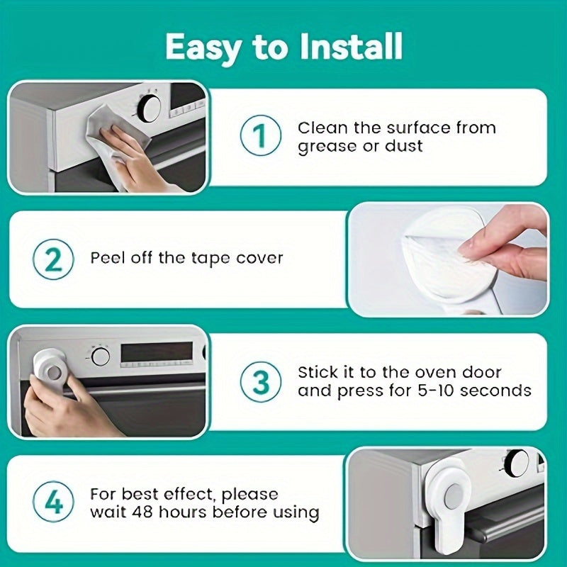 Heat Resistant Oven Lock for Child Safety